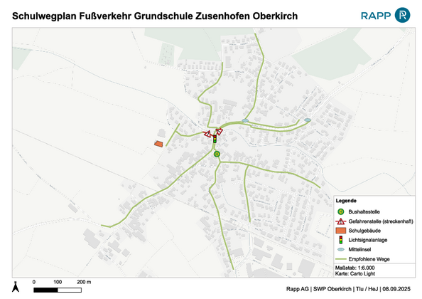 Schulwegeplan Zusenhofen